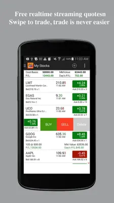 StockTracker android App screenshot 12